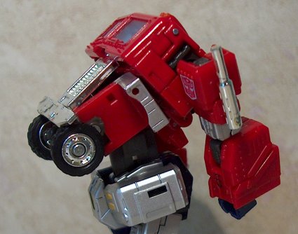 Step 11: extend front wheels down into place