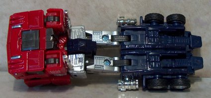 Step 14: straighten and line up legs, fold feet